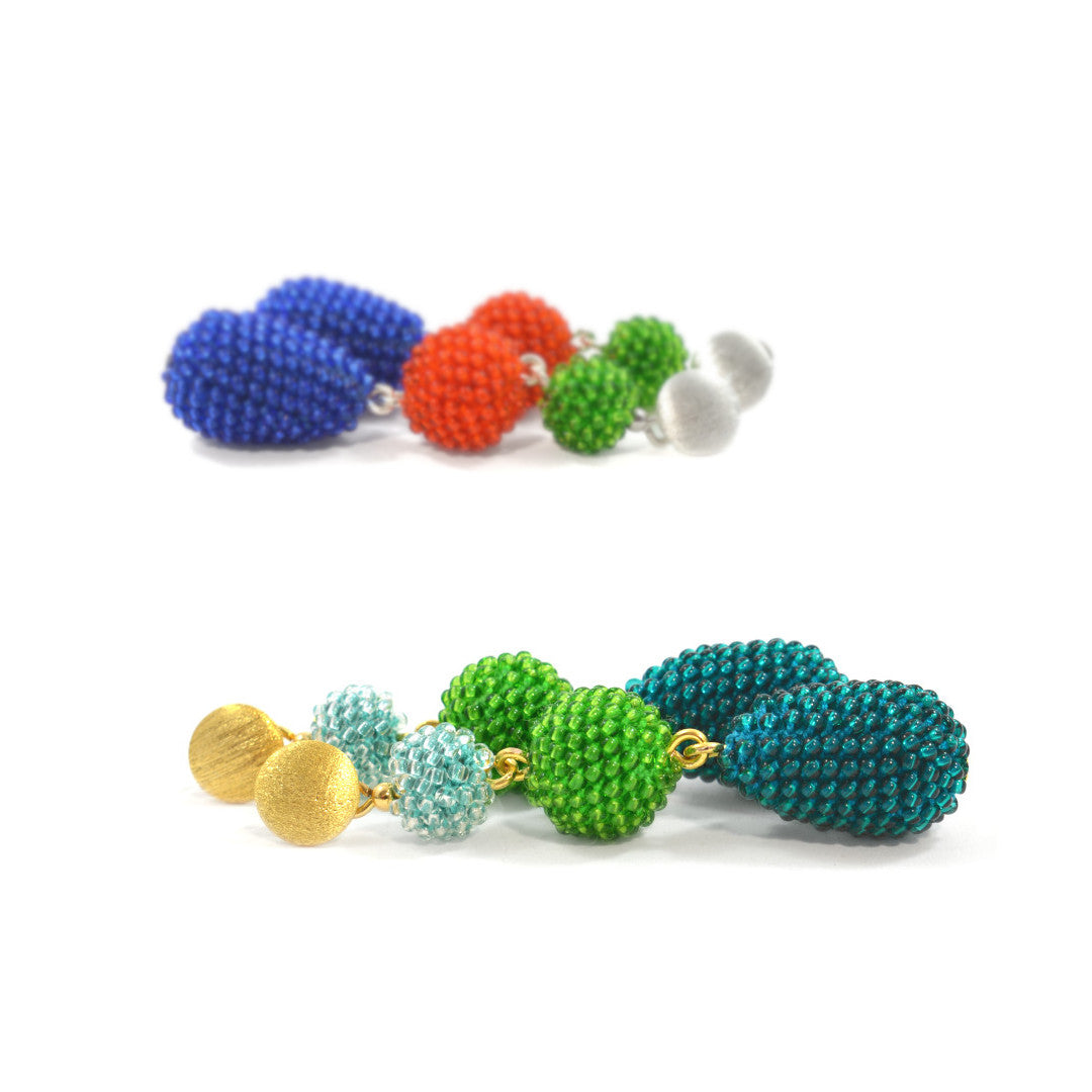 statement earrings "Bibi" small - "Journey into the Light"