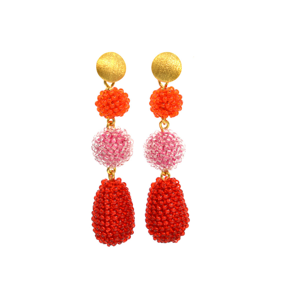 statement earrings "Bibi" small - "Journey into the Light"