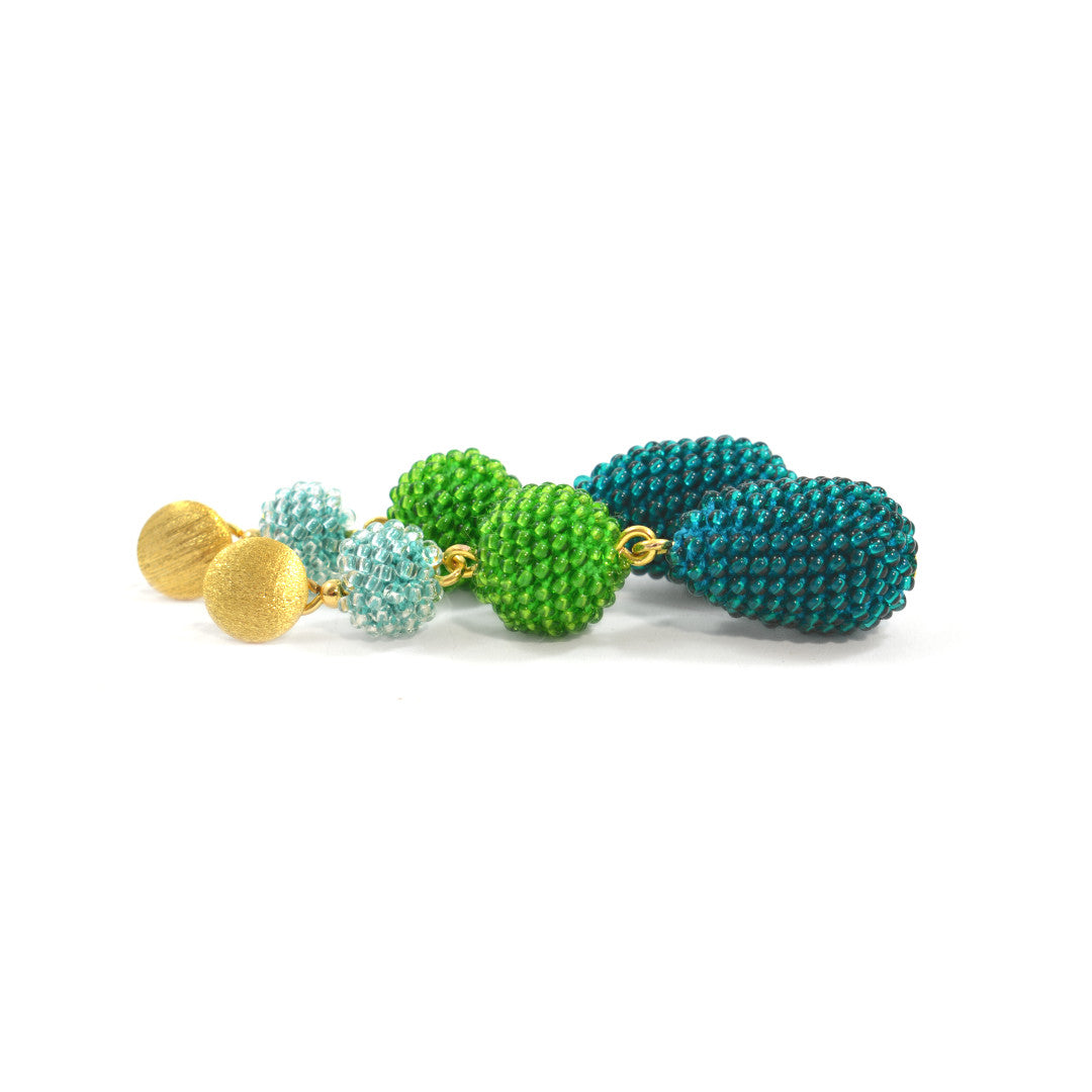 statement earrings "Bibi" small - "Journey into the Light"