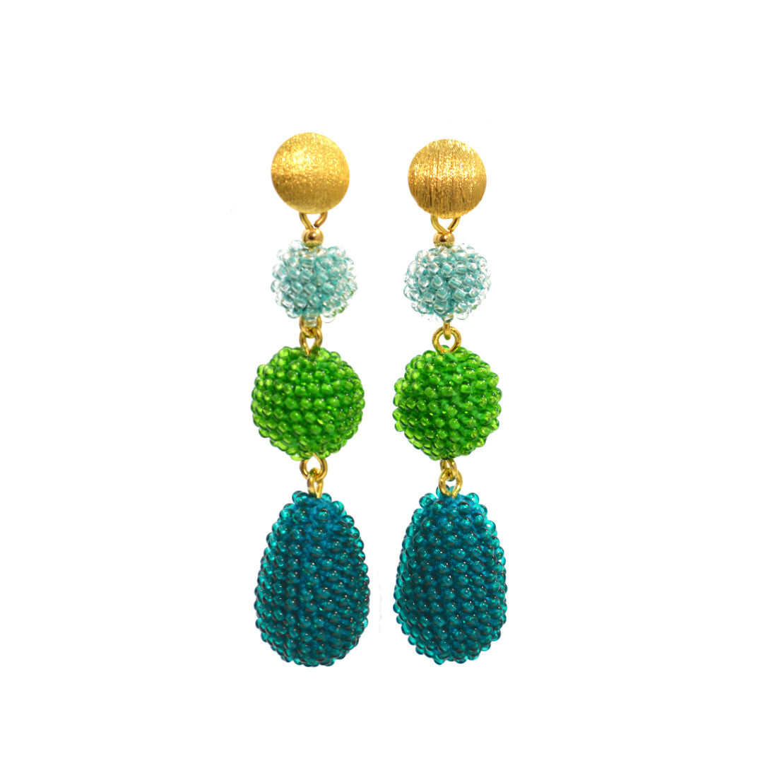 statement earrings "Bibi" small - "Journey into the Light"