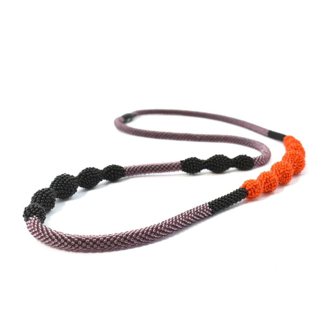 lange Kette"Cocoon" - "Smokey"
