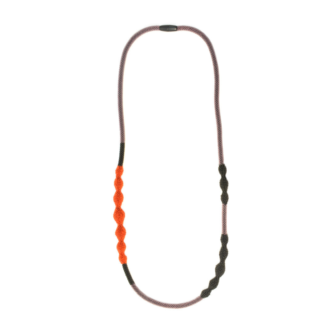 lange Kette"Cocoon" - "Smokey"