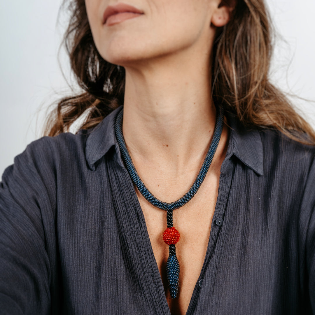 Collier "Sophie" - "Smokey"
