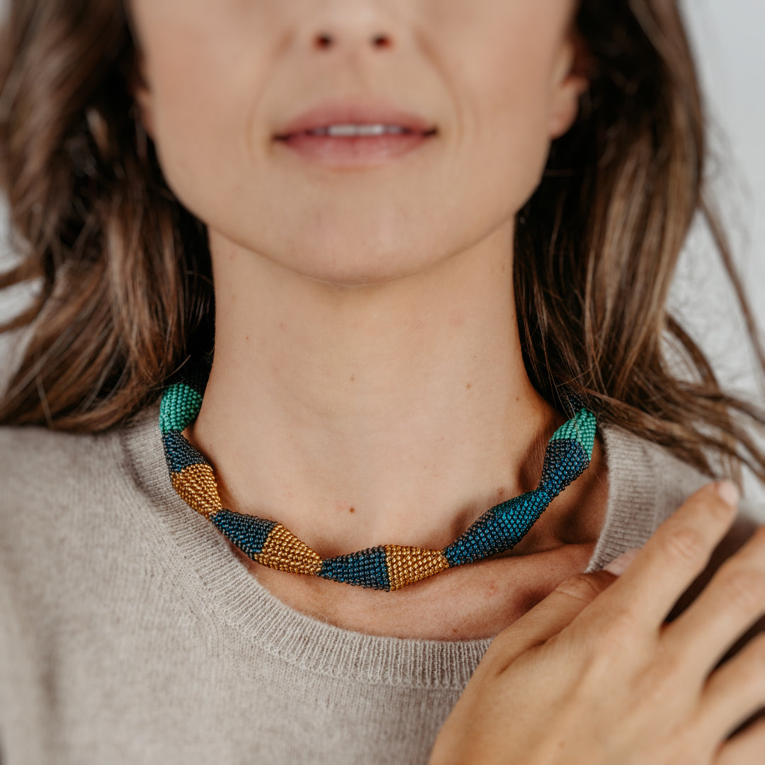Collier "Trinity Zick-Zack"