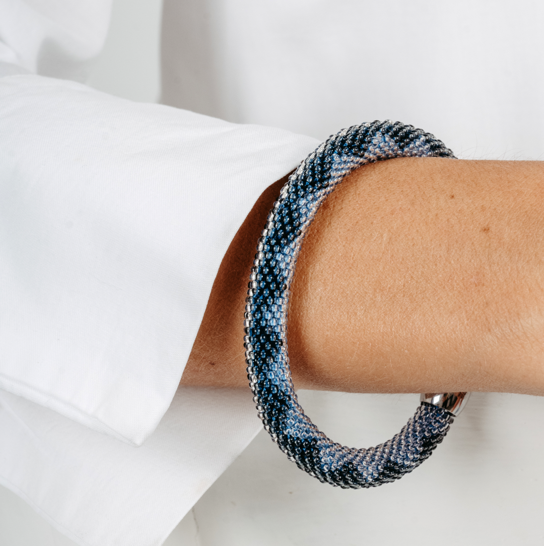 Armband "Trinity - Silver Horizon"