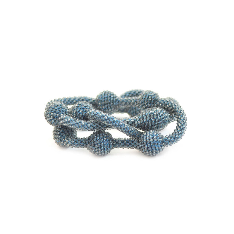 lange Kette/Dreifacharmband "Morse Liebe"