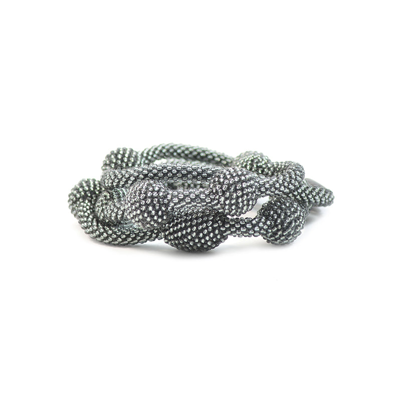 lange Kette/Dreifacharmband "Morse Liebe"