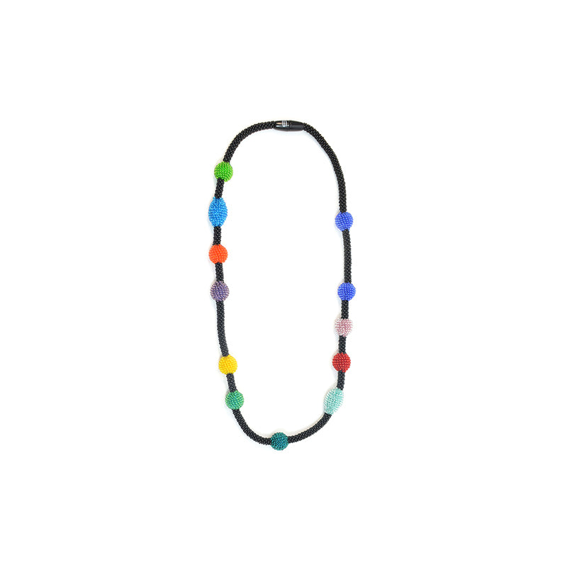 lange Kette/Dreifacharmband "Morse Liebe"