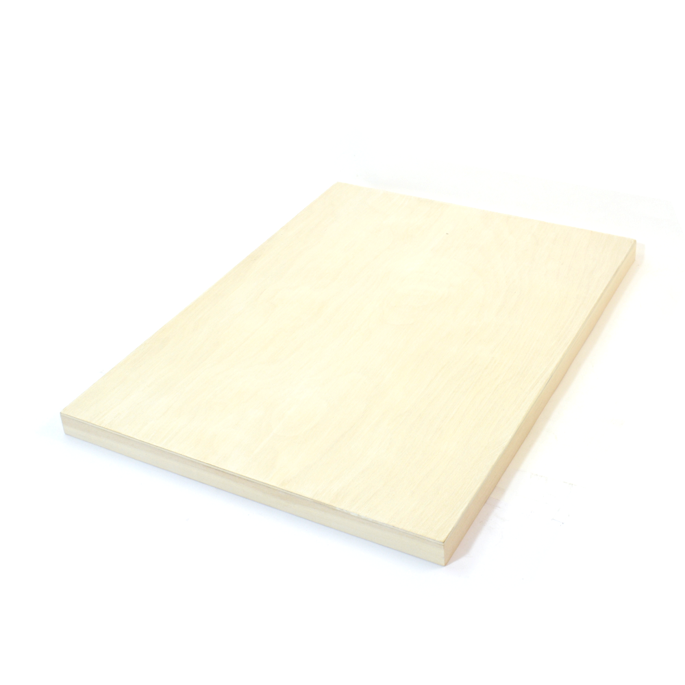 rectangular wooden base