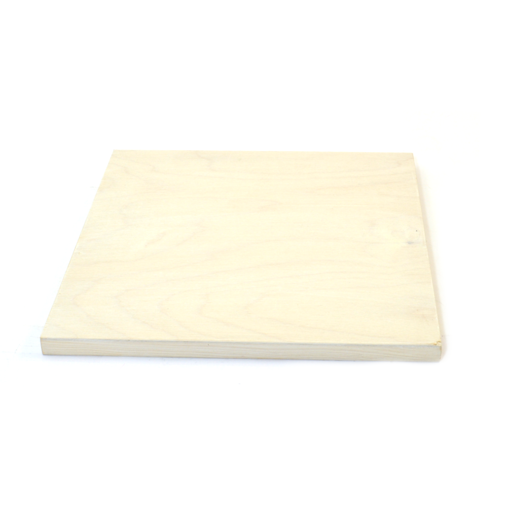 square wooden base