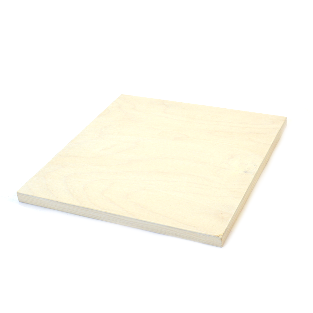 square wooden base