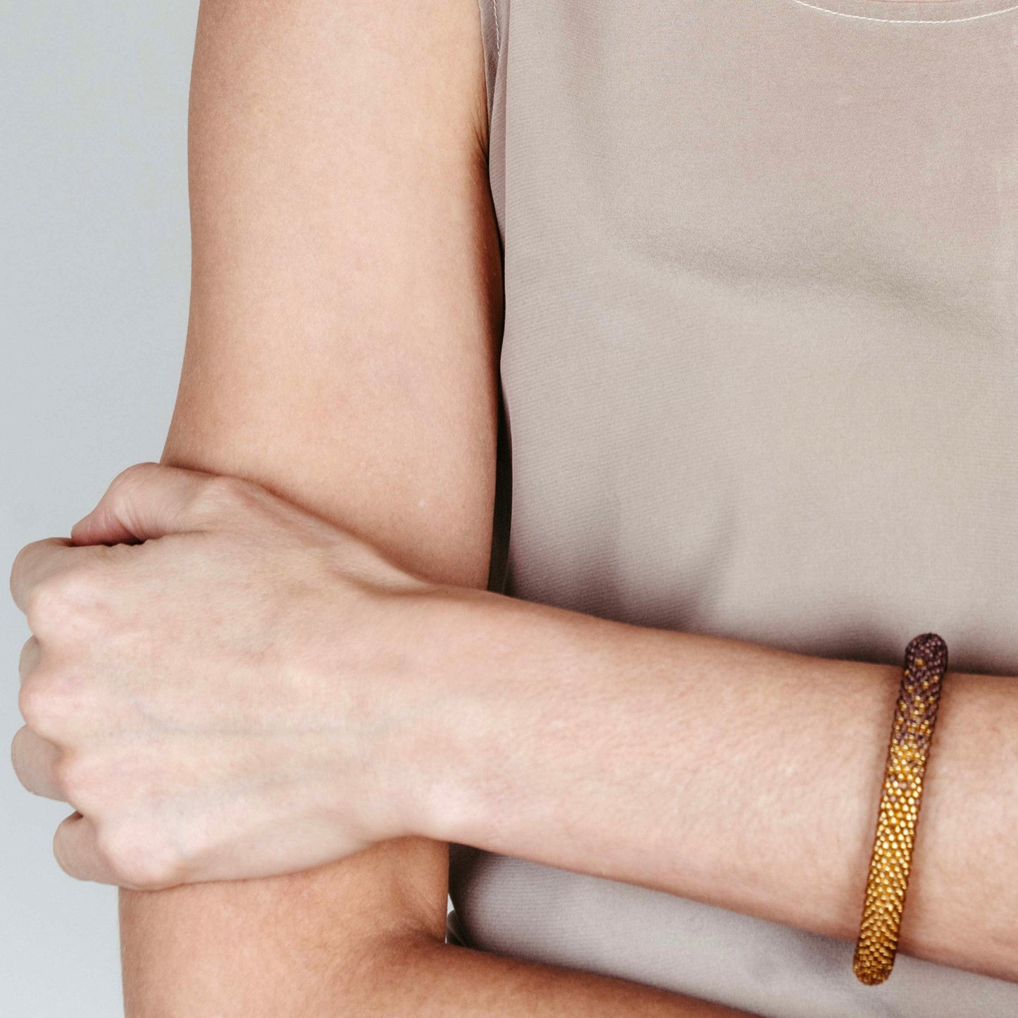 bracelet "Trinity Sunset" - "Journey into the Light"