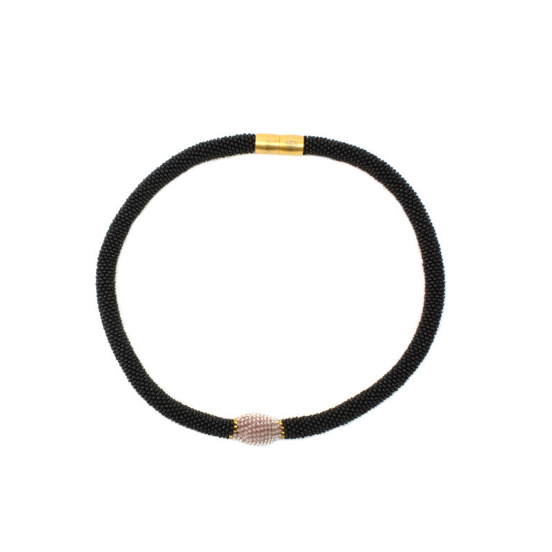Collier "Trinity Olive"