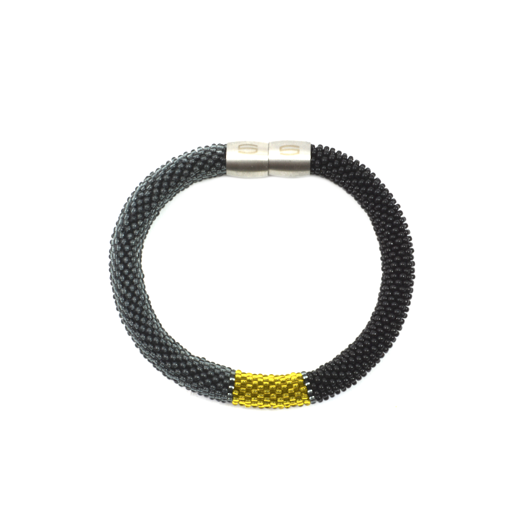 Armband "Trinity Tricolore" - "Smokey"