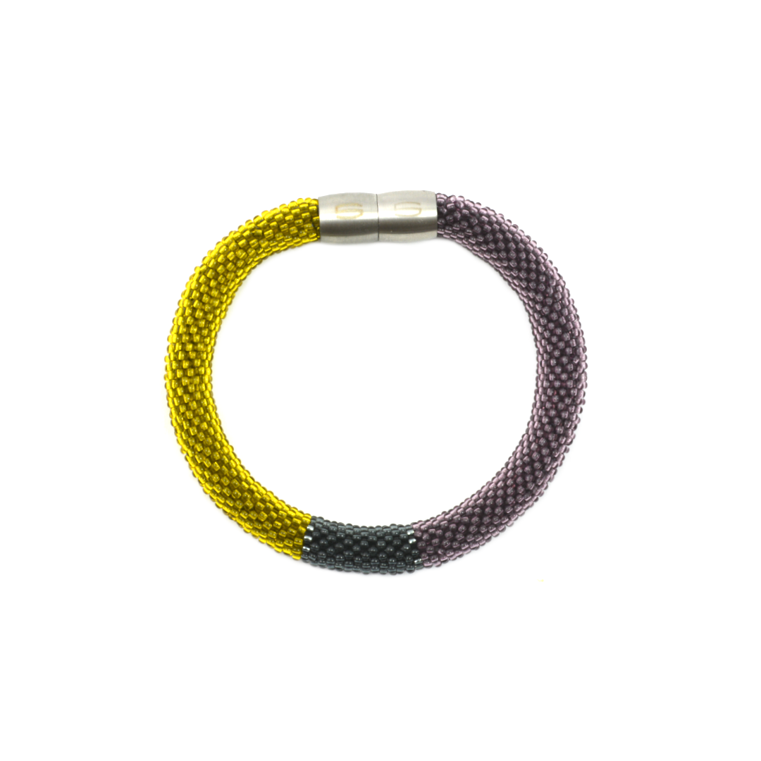 Armband "Trinity Tricolore" - "Smokey"
