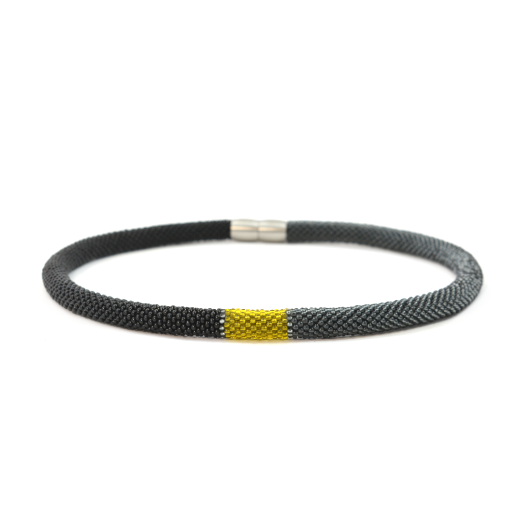 Collier "Trinity Tricolore" - "Smokey"