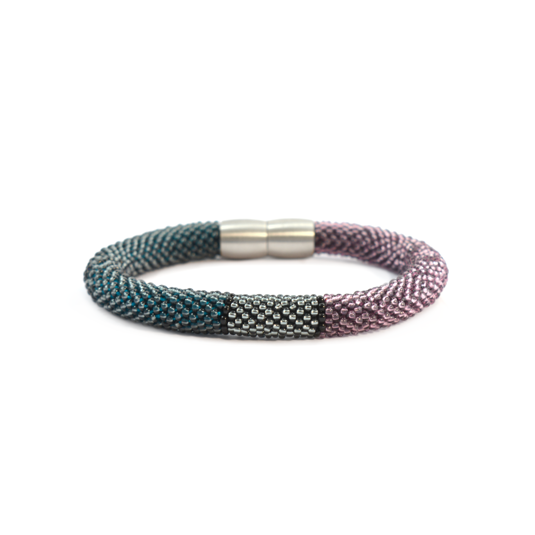 Armband "Trinity Tricolore" - "Smokey"