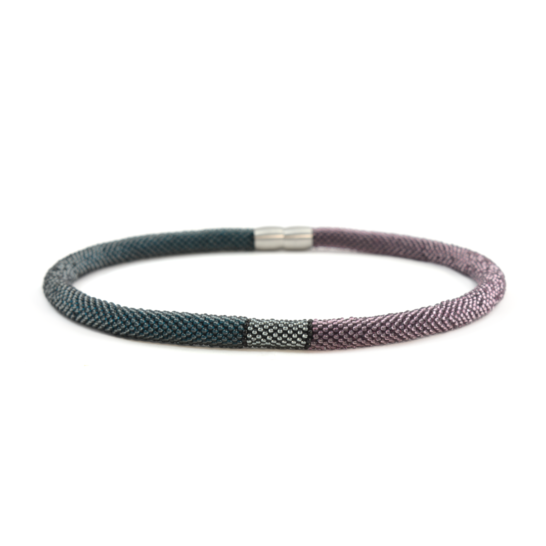 Collier "Trinity Tricolore" - "Smokey"