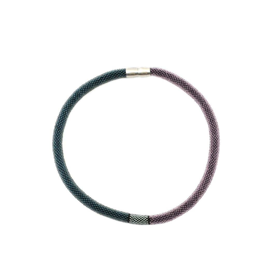 Collier "Trinity Tricolore" - "Smokey"