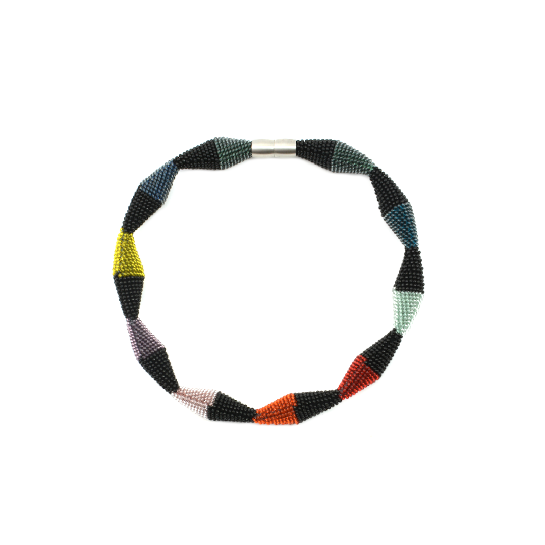 Collier "Trinity Zick-Zack" - "Smokey"