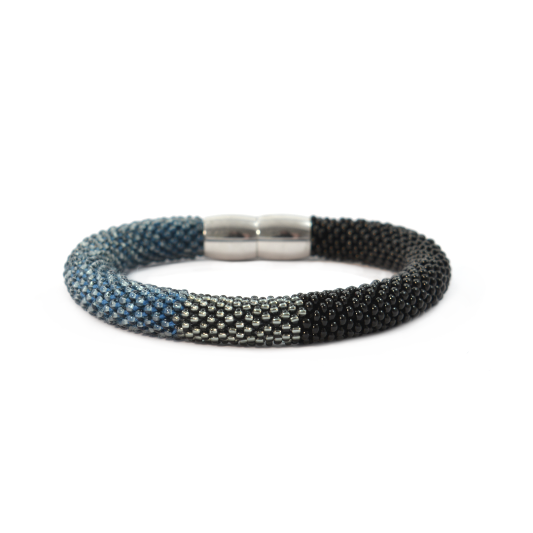 bracelet "Trinity Tricolore" - "Smokey"