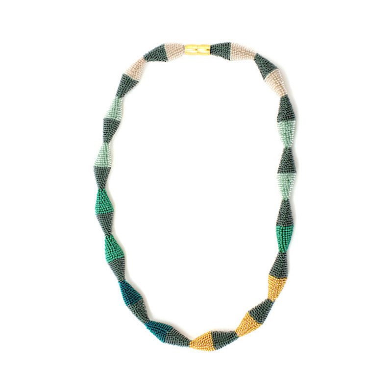 lange Kette "Trinity Zick-Zack"