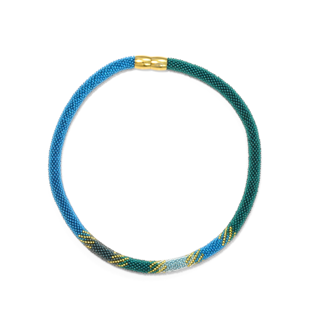necklace "Trinity - Winter Zones"