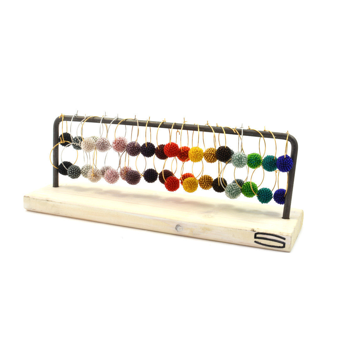 display for "Svelte" bracelets and hoop earrings