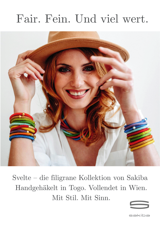 Flyer A6 Kampagne "Fair. Fein. Freude mit Wert."