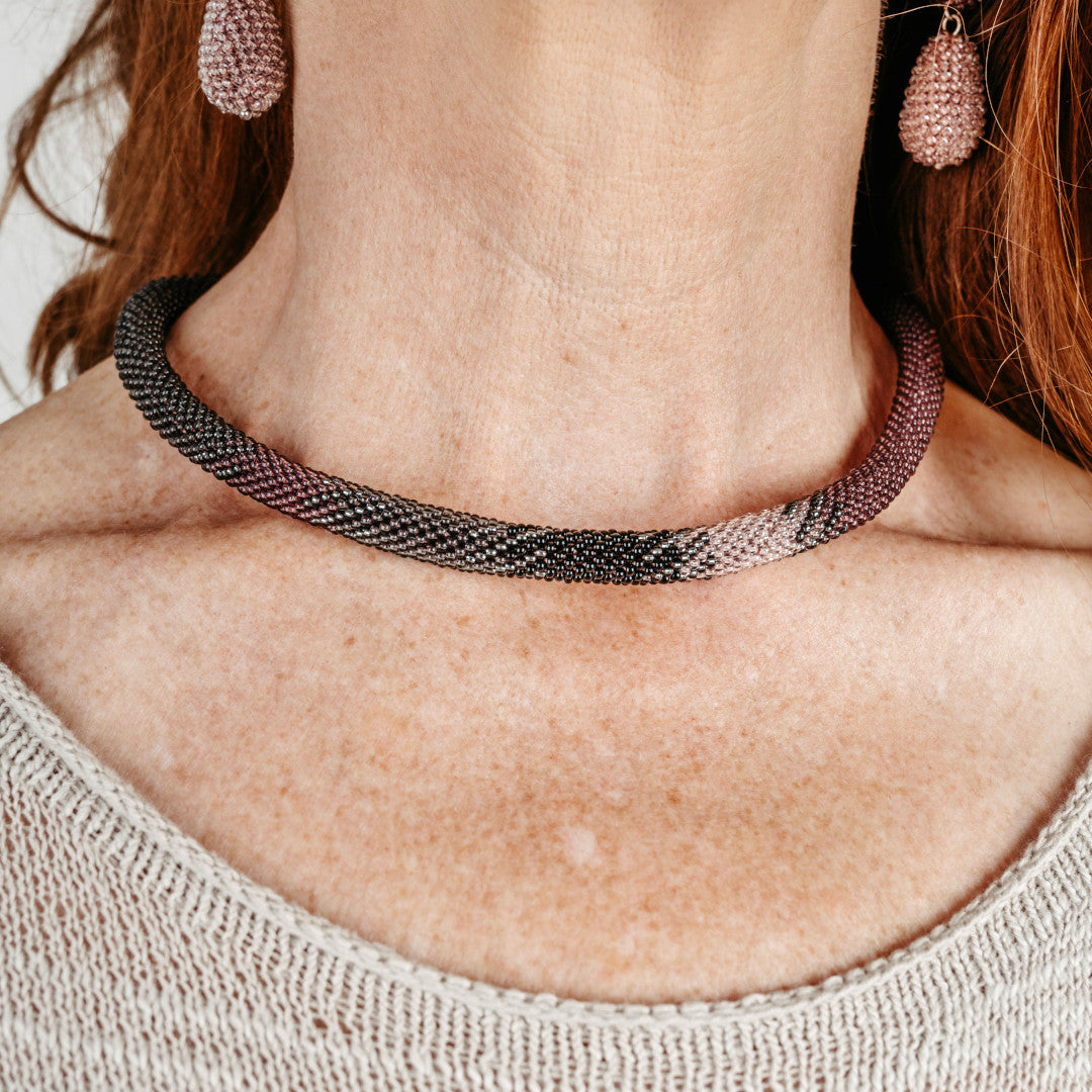 necklace "Trinity - Winter Zones"