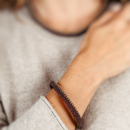 Armband "Trinity - Golden Dots"