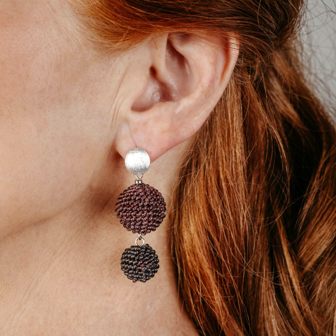 earrings "Shadi 2.0" - "Earth Echoes"