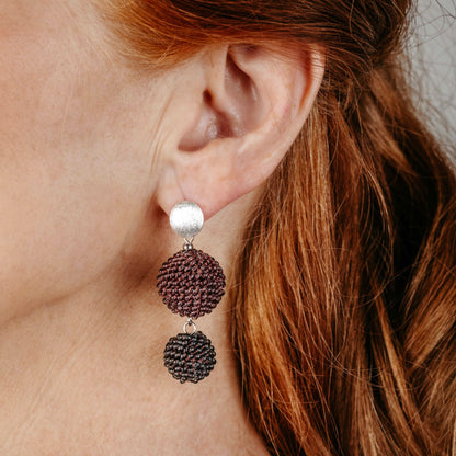 earrings "Shadi 2.0" - "Earth Echoes"