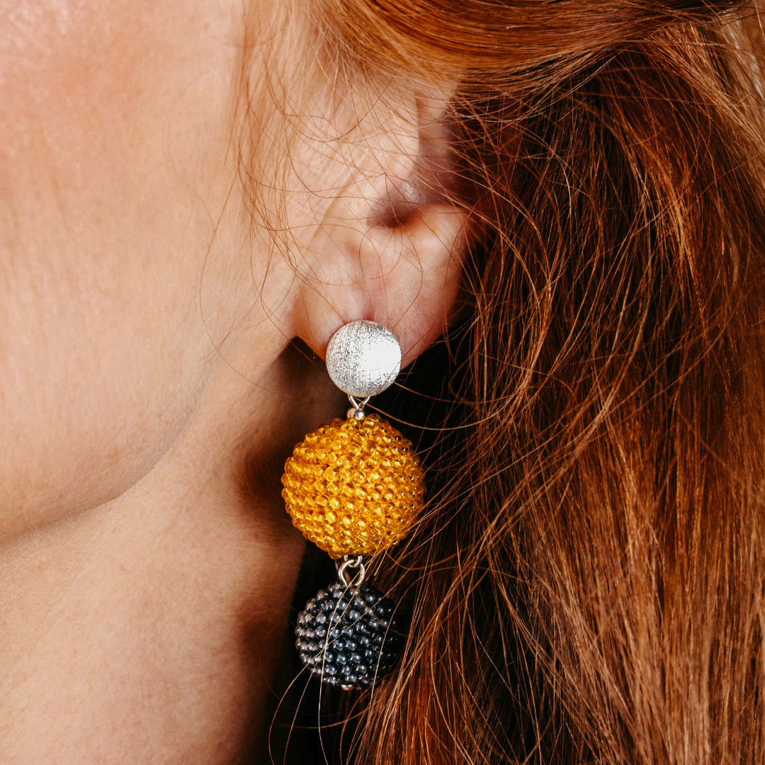 earrings "Shadi 2.0" - "Earth Echoes"