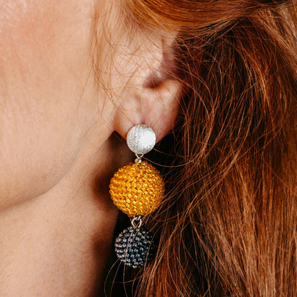 earrings "Shadi 2.0" - "Earth Echoes"