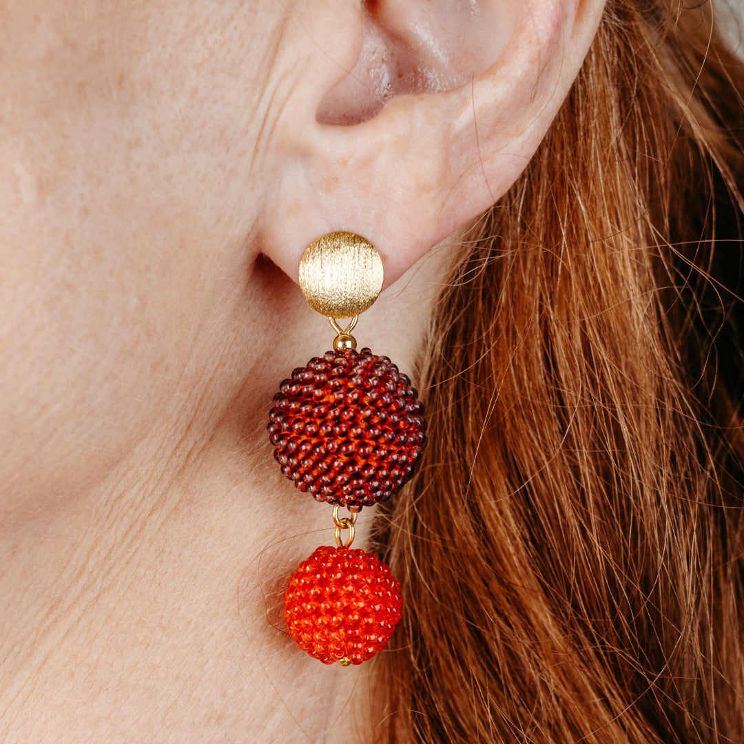 earrings "Shadi 2.0" - "Earth Echoes"