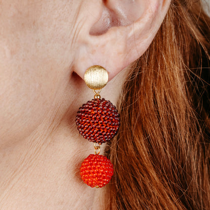 earrings "Shadi 2.0" - "Earth Echoes"