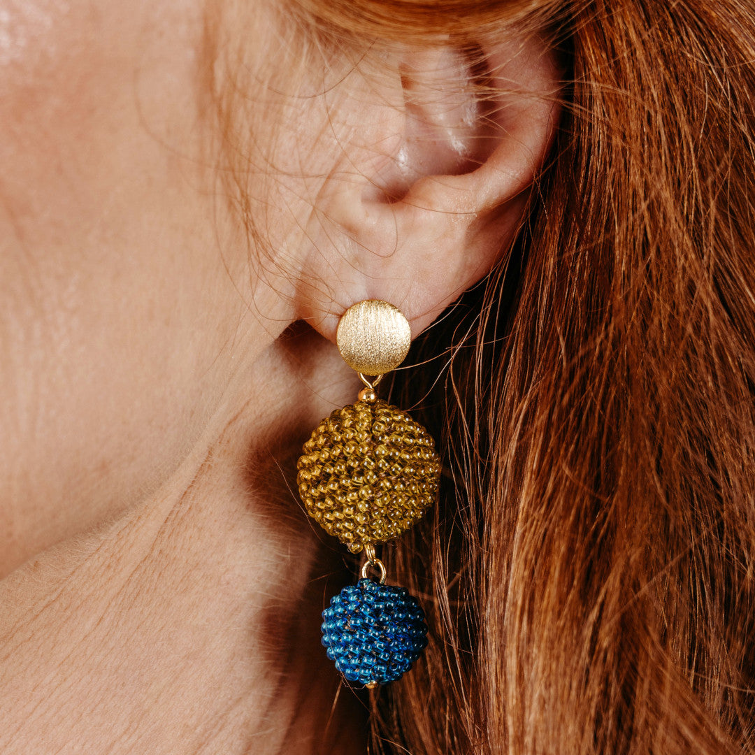 earrings "Shadi 2.0" - "Earth Echoes"