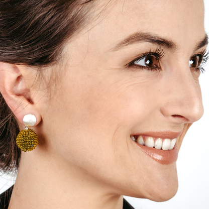stud earrings "Trinity Ball"