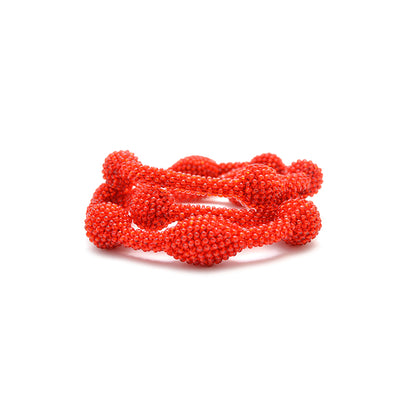 lange Kette/Dreifacharmband "Morse Liebe"