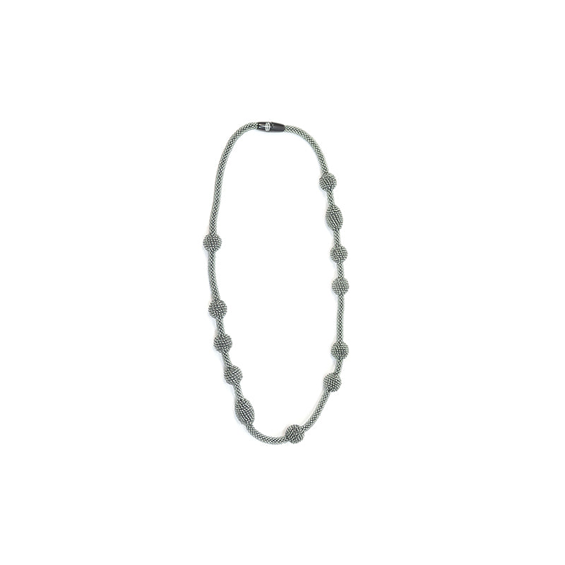 lange Kette/Dreifacharmband "Morse Liebe"