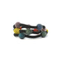lange Kette/Dreifacharmband "Morse Liebe" Smoke