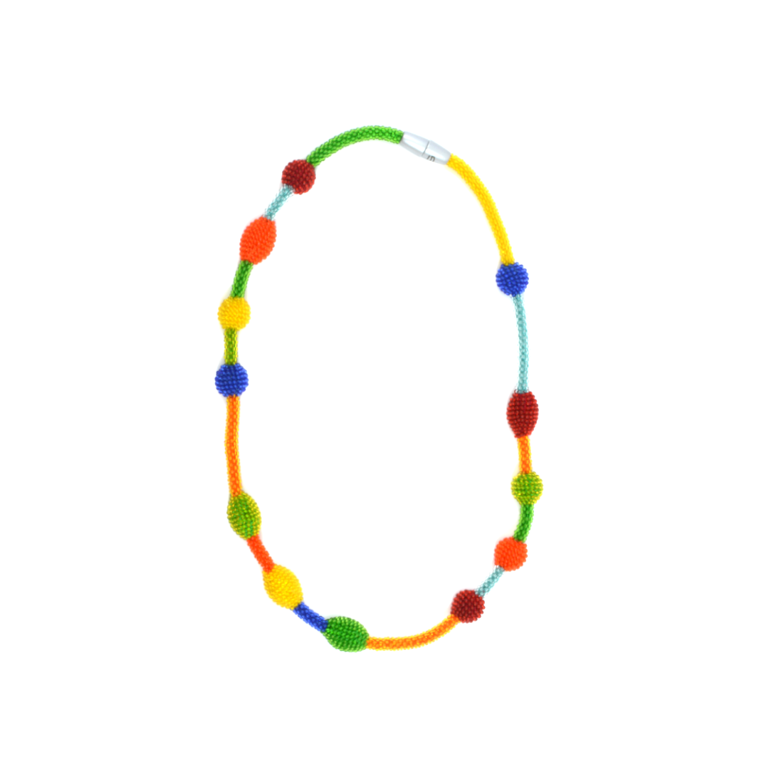 lange Kette/Dreifacharmband "Morse Love"