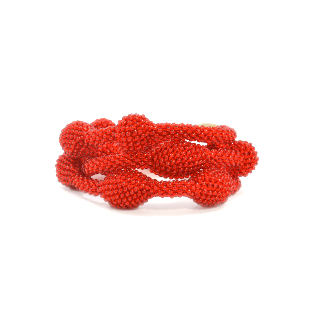 lange Kette/Dreifacharmband "Morse Love"