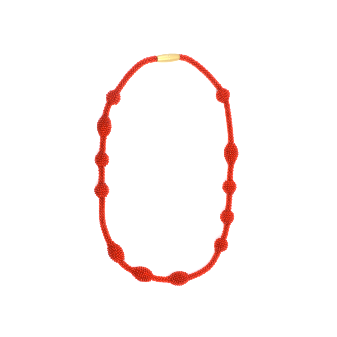 lange Kette/Dreifacharmband "Morse Love"