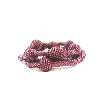 lange Kette/Dreifacharmband "Morse Liebe"