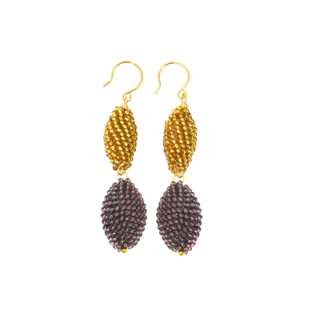 earrings "Olives"