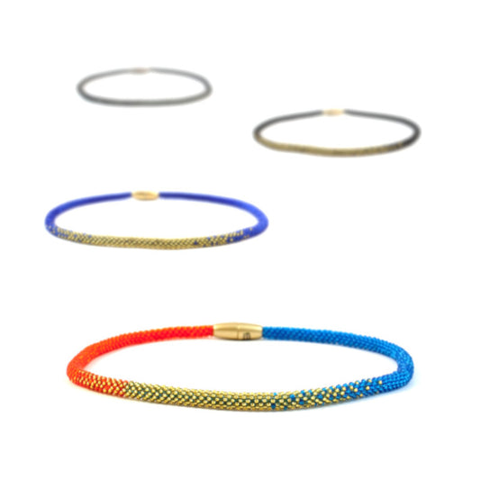 short necklace "Svelte Sunset"