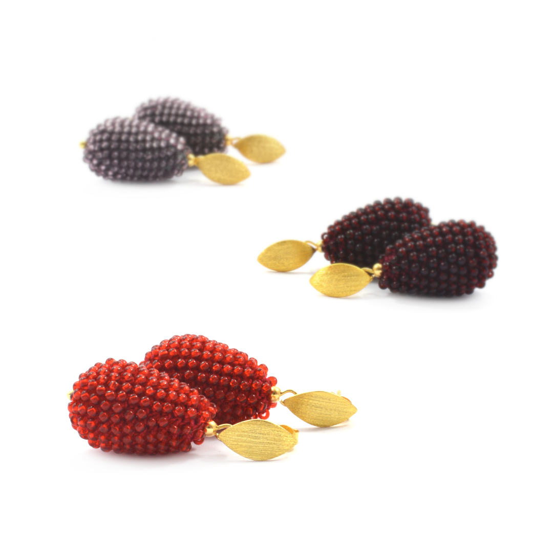 stud earrings "Trinity Drop"