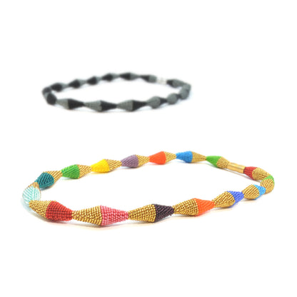 lange Kette "Trinity Zick-Zack"